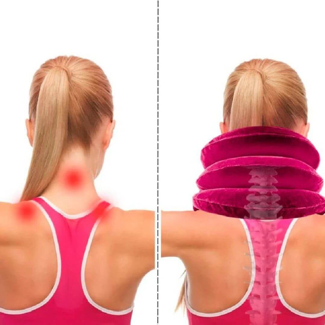 AirNeck Pro™ - Tração cervical com bomba de ar
