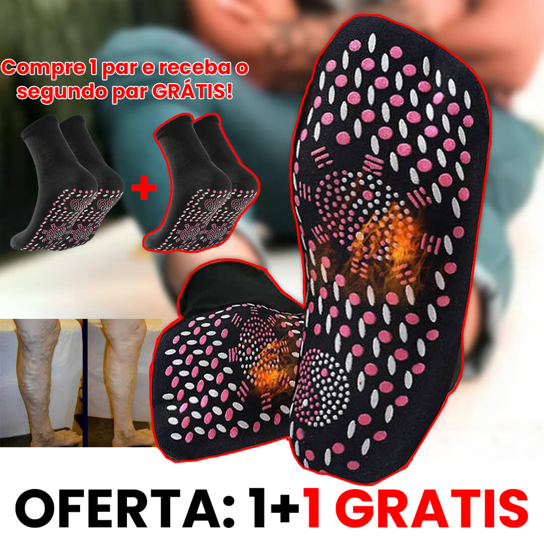 Meias de Acupressão Anti-Varizes