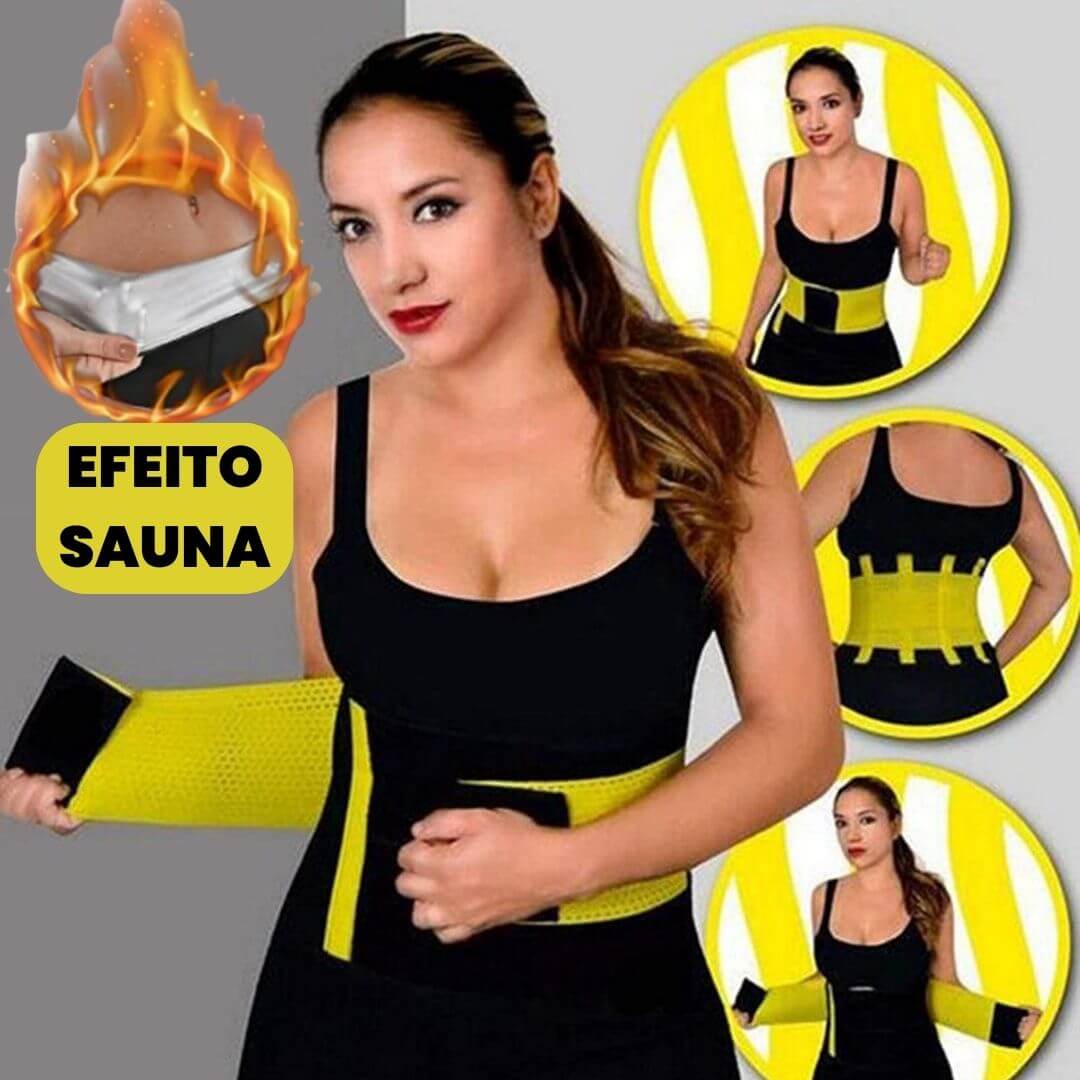 Cinta Redutora de Neoprene para Moldar a Figura - HOT BELT POWER™