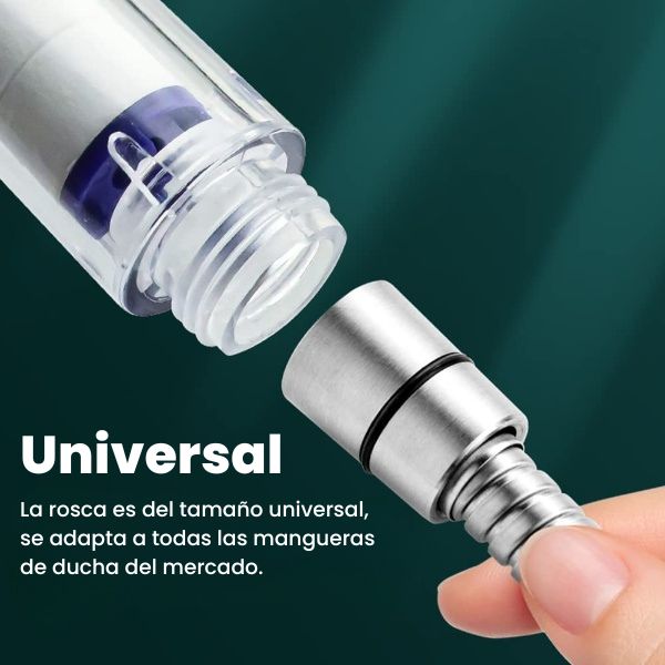 CHUVEIRO ECOLÓGICO COM HÉLICE DE PRESSÃO E FILTRO PURIFICADOR
