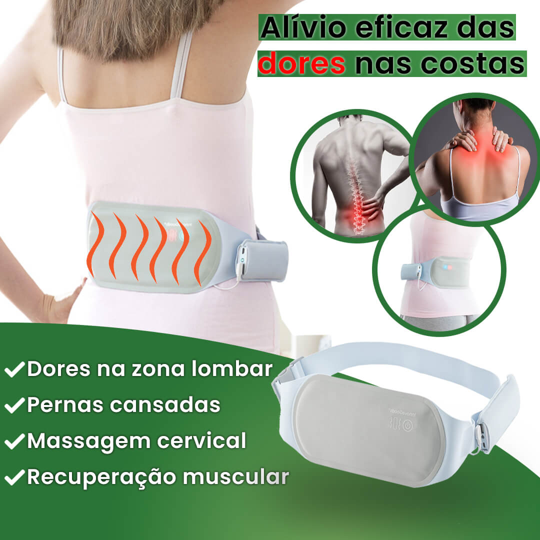 Cinto de Massagem de Calor Terapêutico - ComfortPlus™