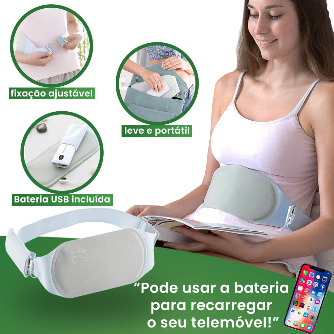 Cinto de Massagem de Calor Terapêutico - ComfortPlus™