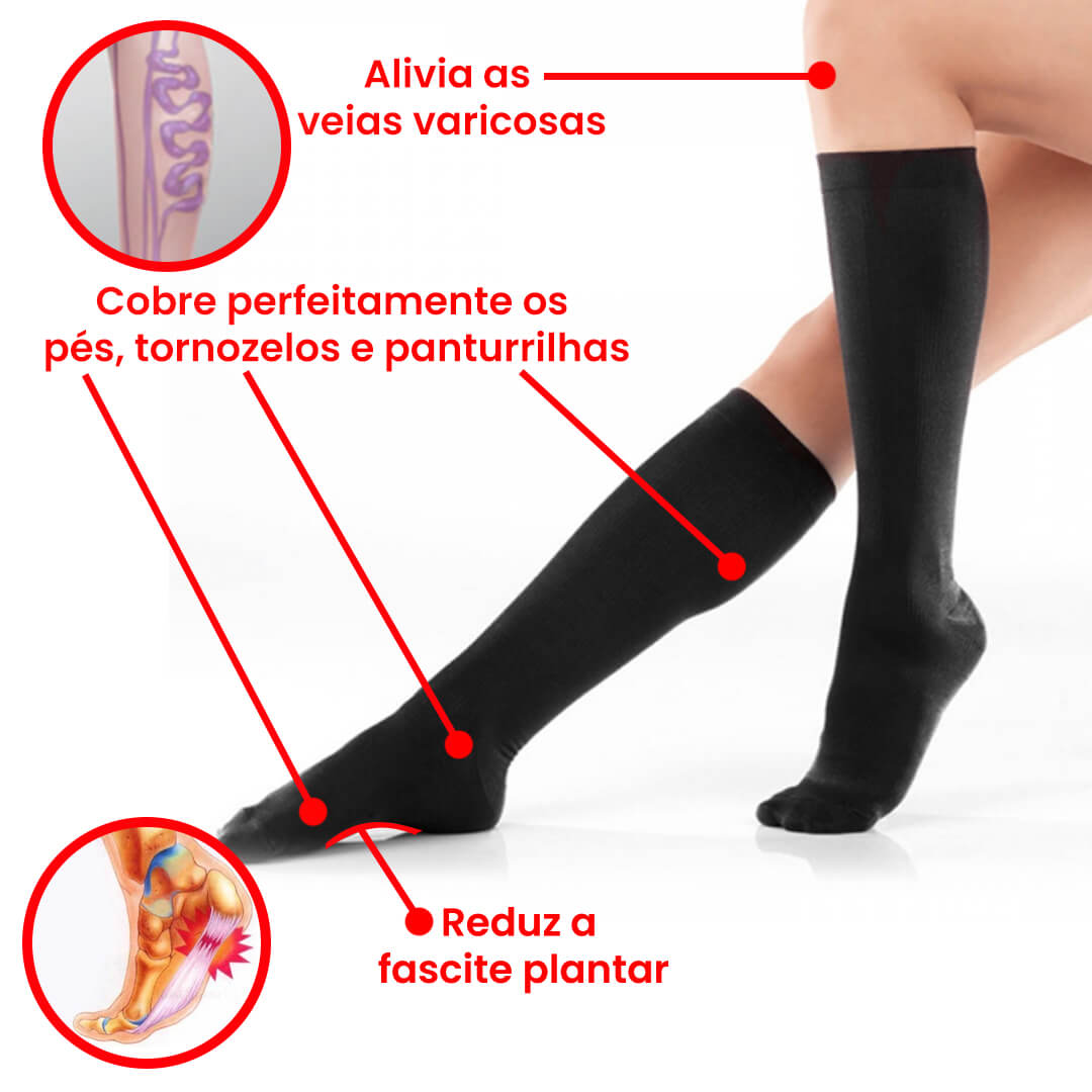 Meias de compressão terapêutica - FEETPLUS™