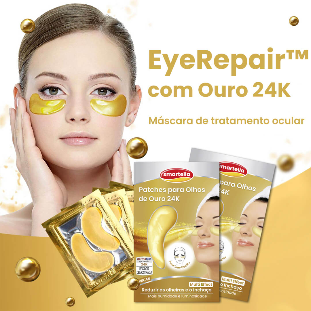 Almofadas para Olhos de Colágeno e Ouro 24K - EYEREPAIR™